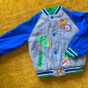 Toy Story Kids Varsity Jacket - Blue and Gray